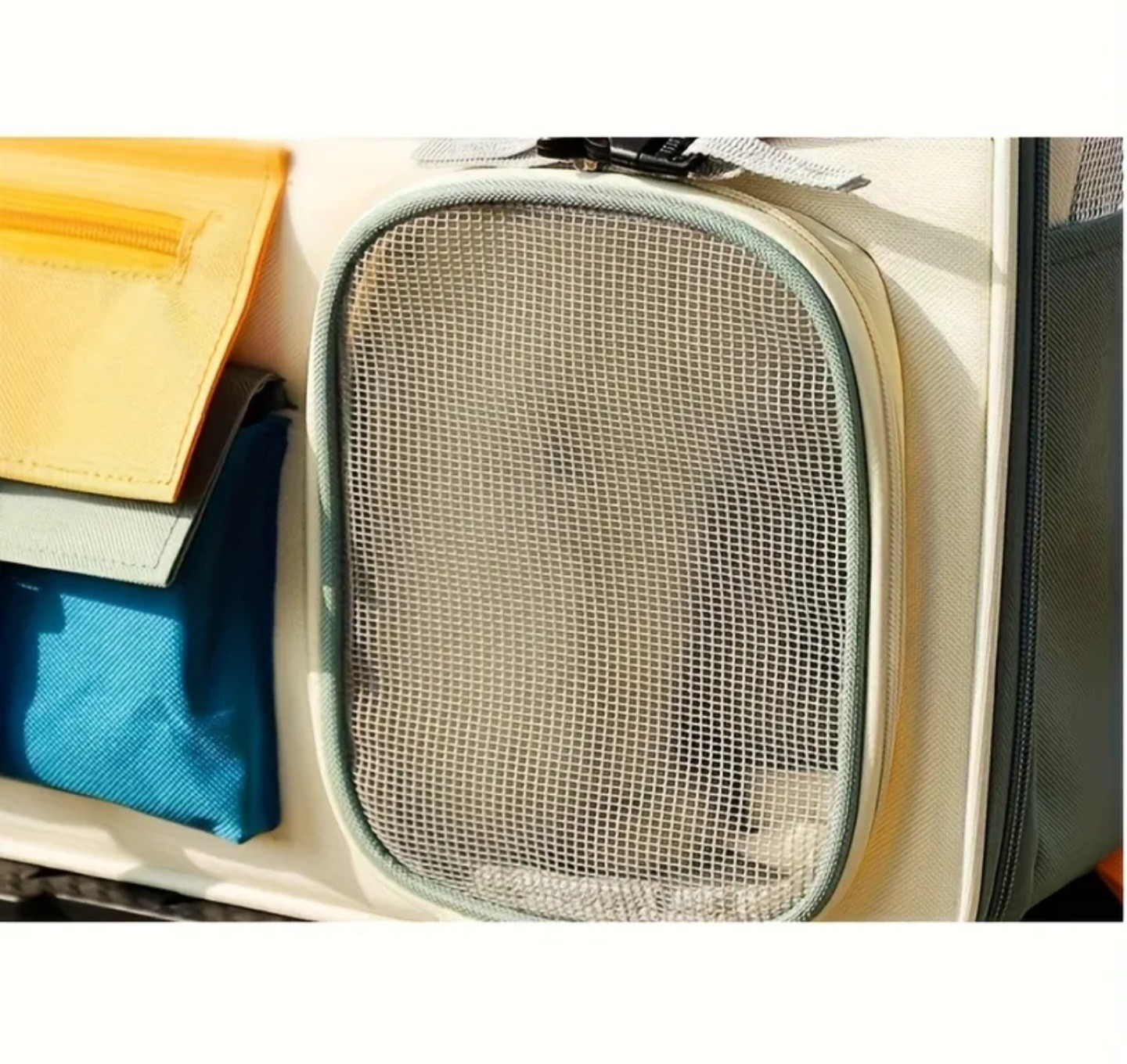 New Cat Small Dog Pet Travel Carrier Bag Backpack Soft Sided W/ Treat Storage