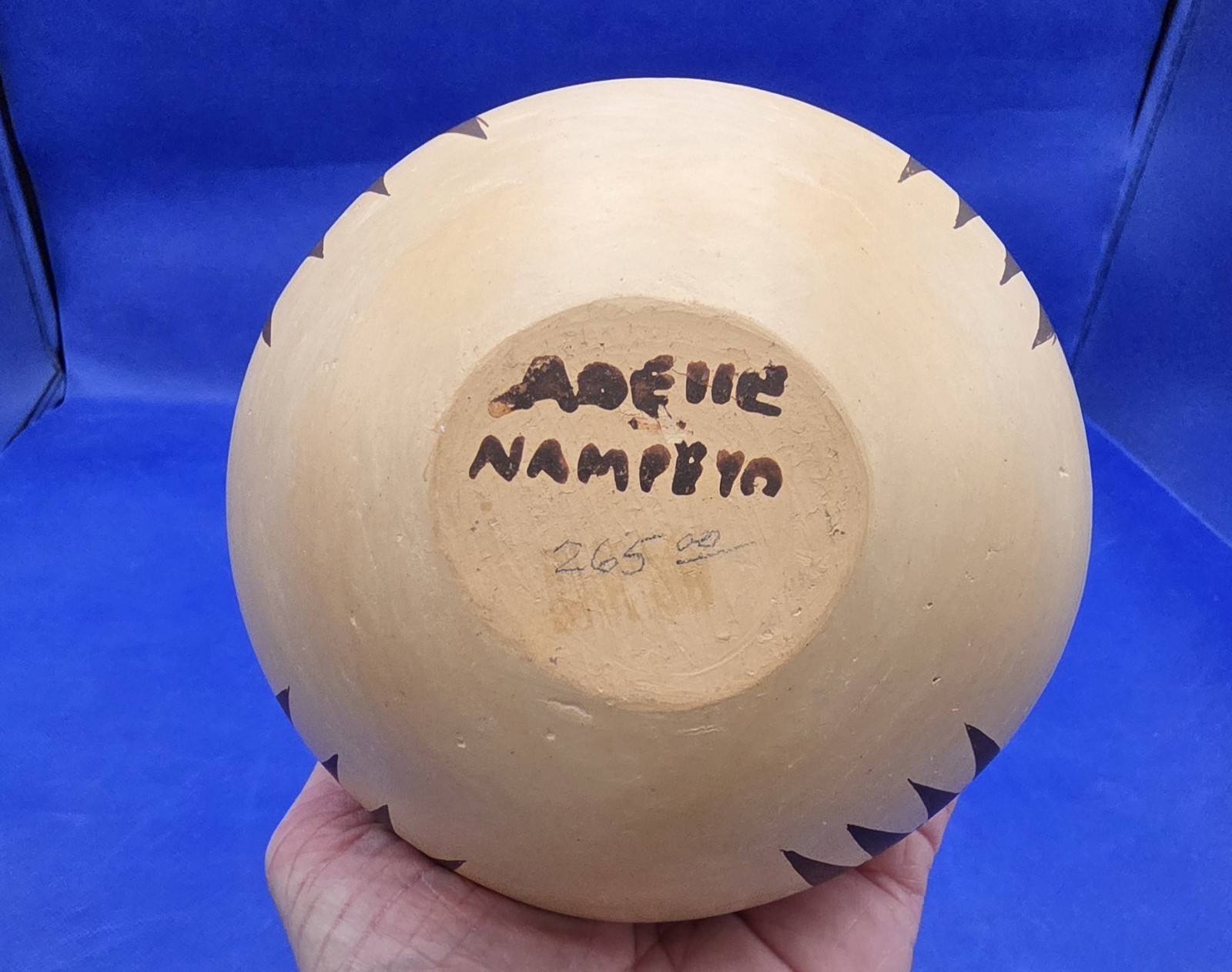 Native American Adelle Nampeyo Hopi Hand Coiled Seed Pot Signed 5"