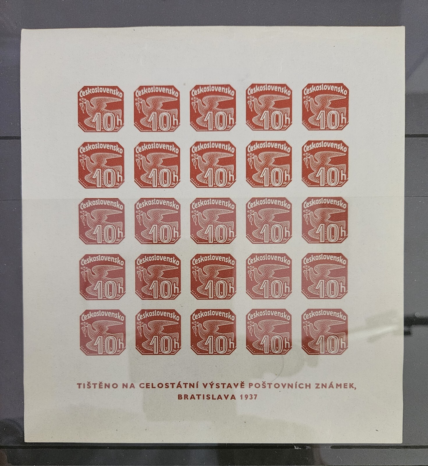 MD small LOT of CZECHOSLOVAKIA SOUVENIR SHEETS from stamp collection