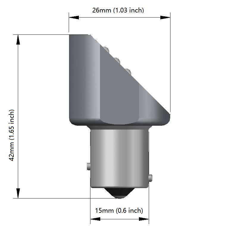 LED RA-7512 W-1290 Wing Tip Nav Light For Aircraft No RFI ( 1 Red+ 1Green Bulbs)