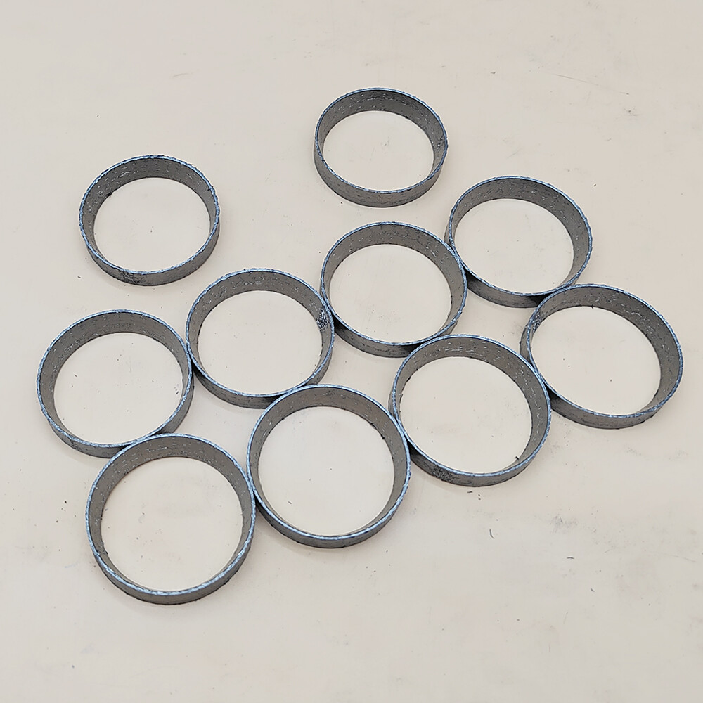 10 Pack Exhaust Tapered Crush Gaskets Seals for Harley-Davidson Evo & Twin Cam