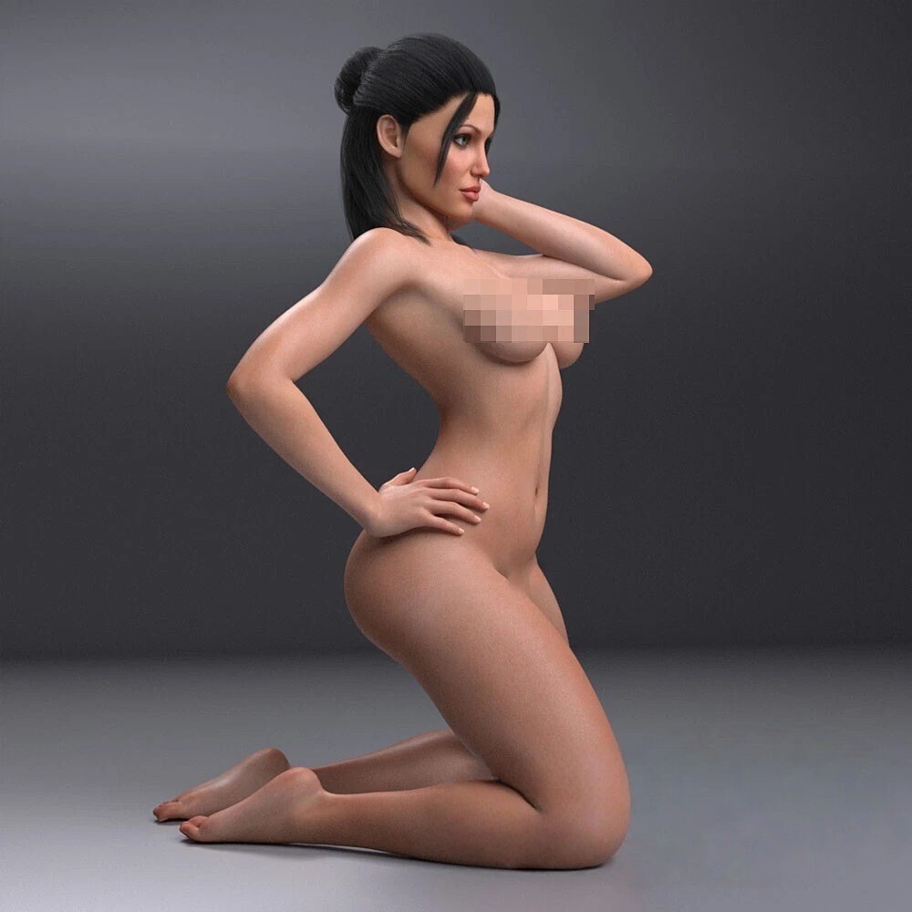 Jolie Lara Croft NSFW Nude 1:4 Model Kit Unpainted 3d Print GK Statue Figure