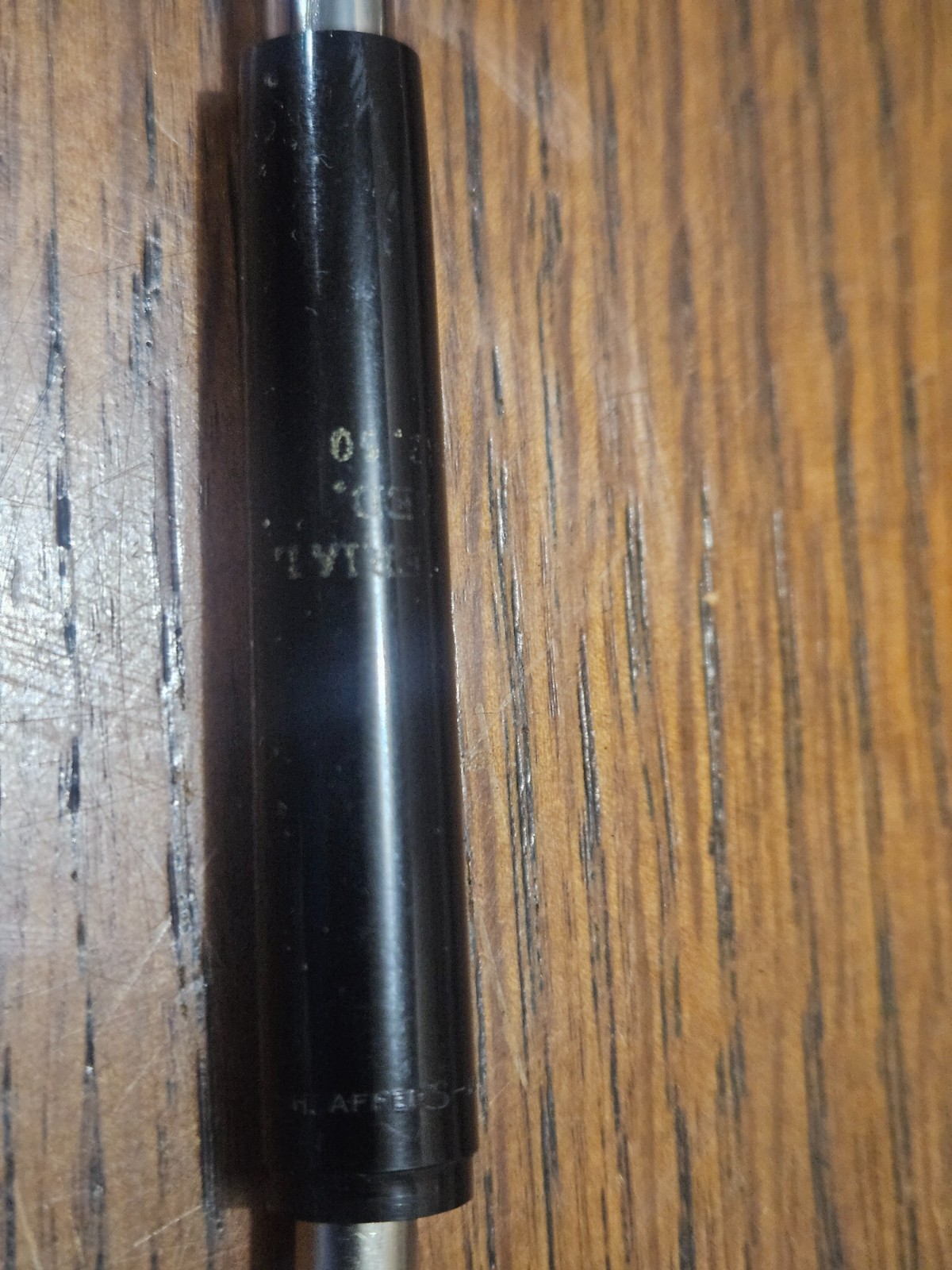 Sheaffer Fountain Pen Desk Set White Dot Chrome Black 14k used