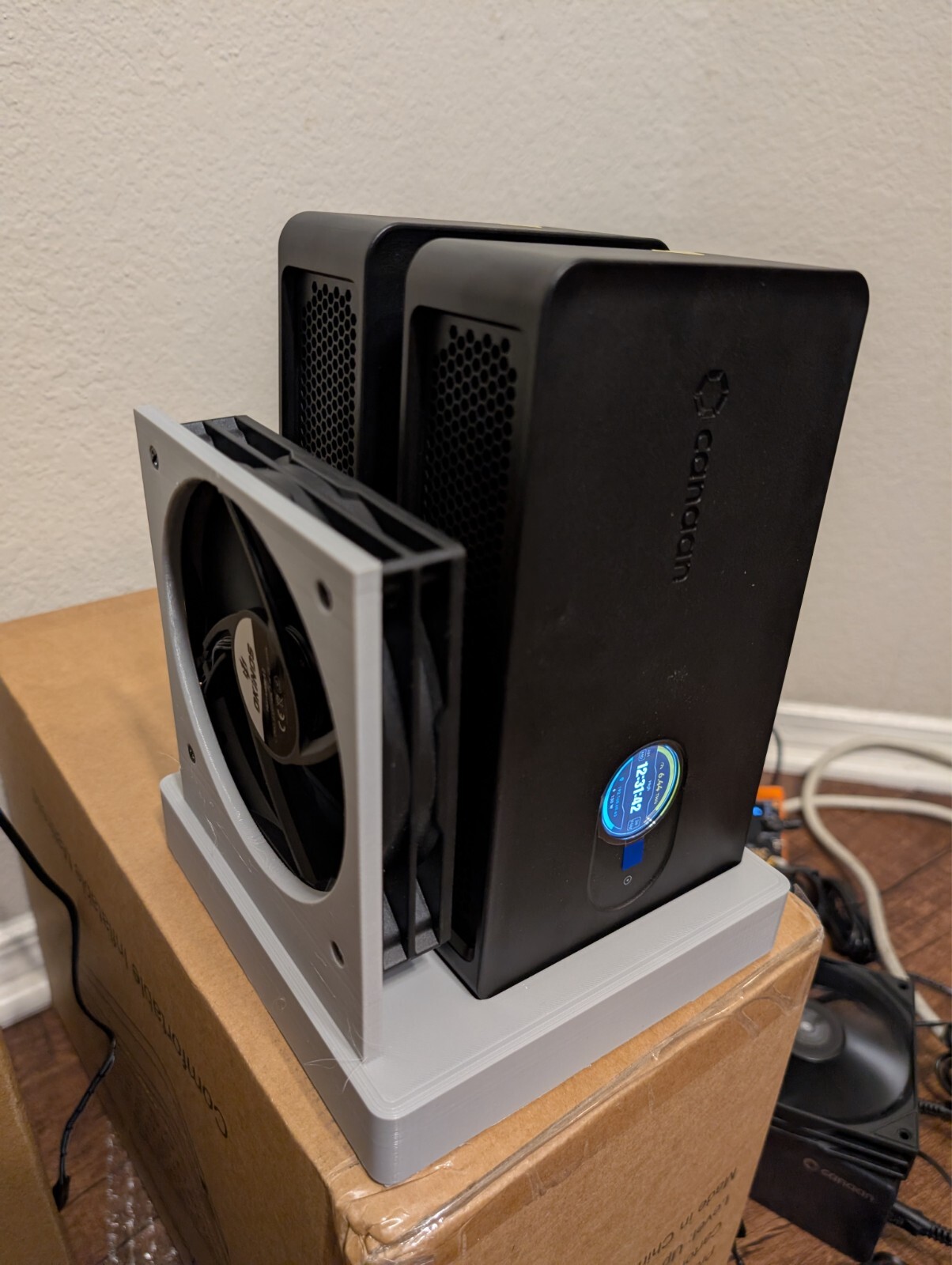 Avalon nano 3s Cooler base 3d print - Heat extractor reduce temp