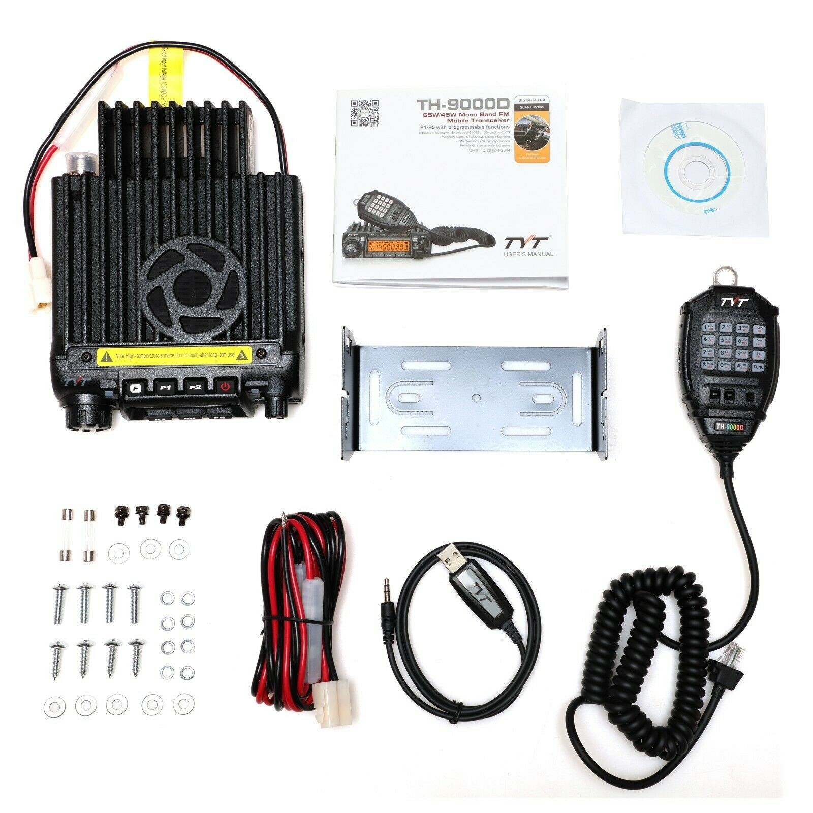 TYT TH-9000D Plus 220-260MHz 60 watts 200 Channels Mono Band Radio US Seller