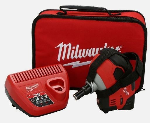 Milwaukee M12 Palm Nailer Kit W/Battery & Charger Cordless Lithium-Ion 2458-21