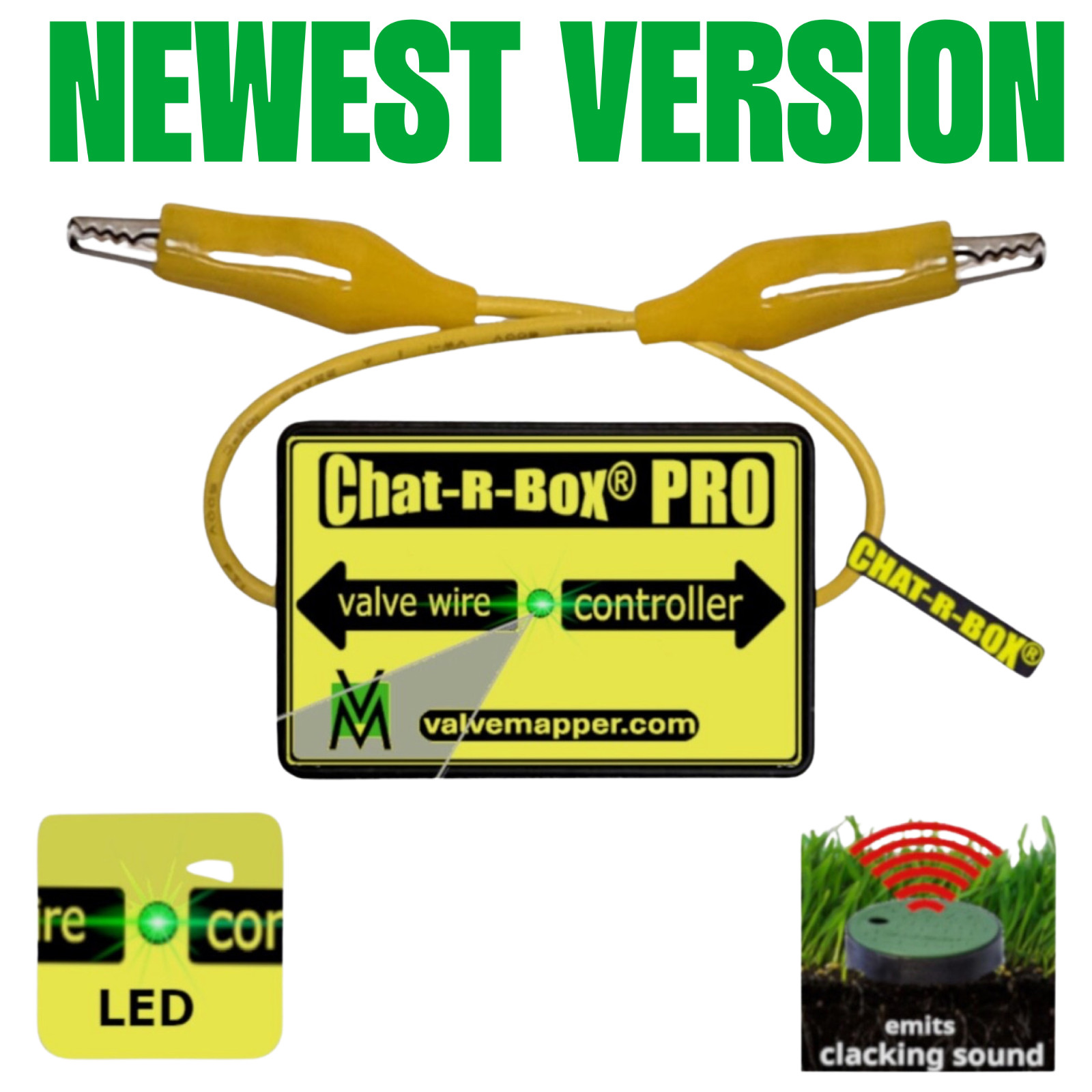 NEW 2025 Chat-R-Box PRO Underground Wire Buried & Sprinkler Valve Locator Finder