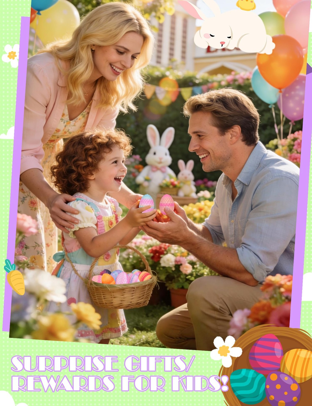 24Pcs Prefilled Easter Eggs Mini Vending Machine Easter Basket Stuffers Fille...