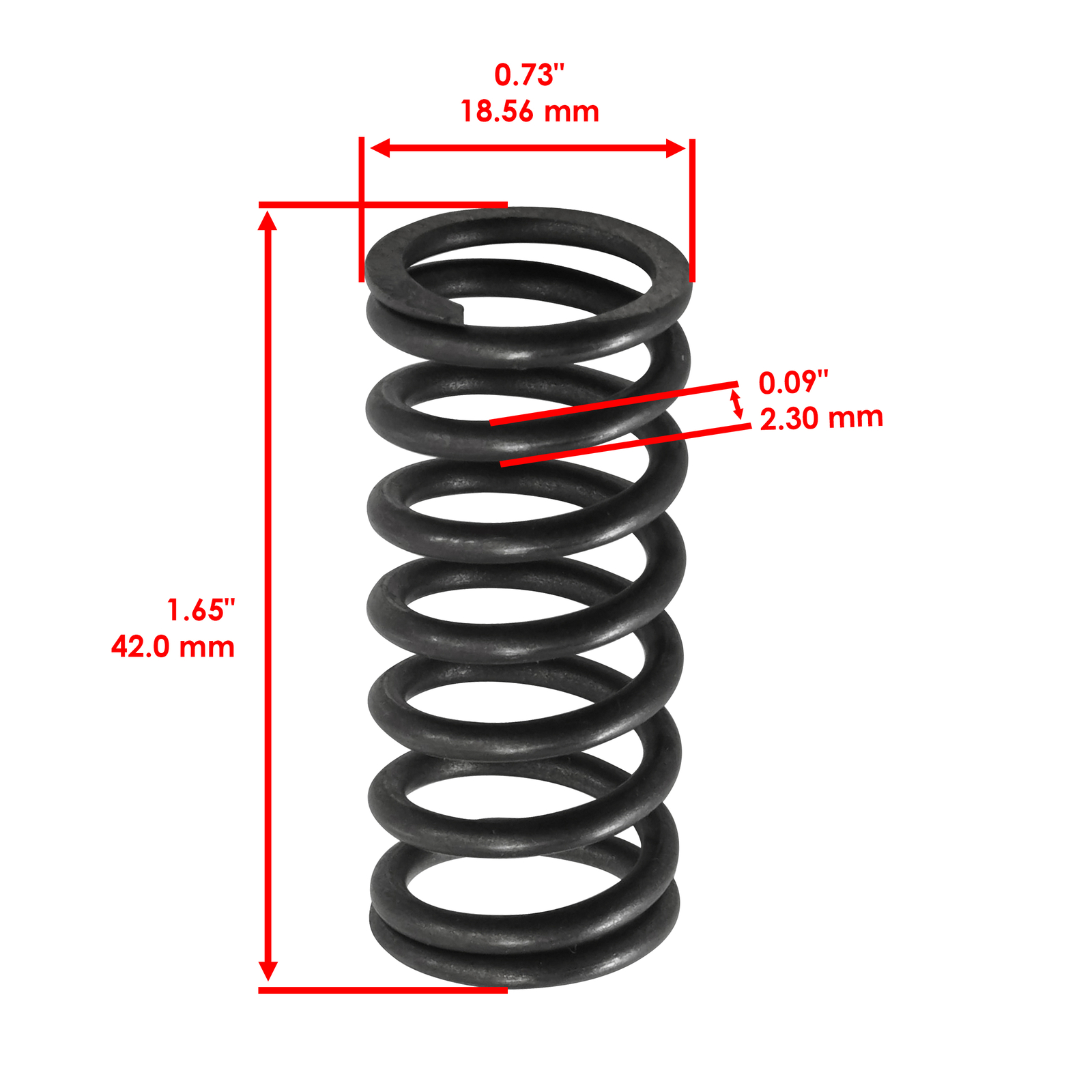 Caltric Clutch Friction Steel Plates and Springs Kit for Honda CRF250F 2019-2023