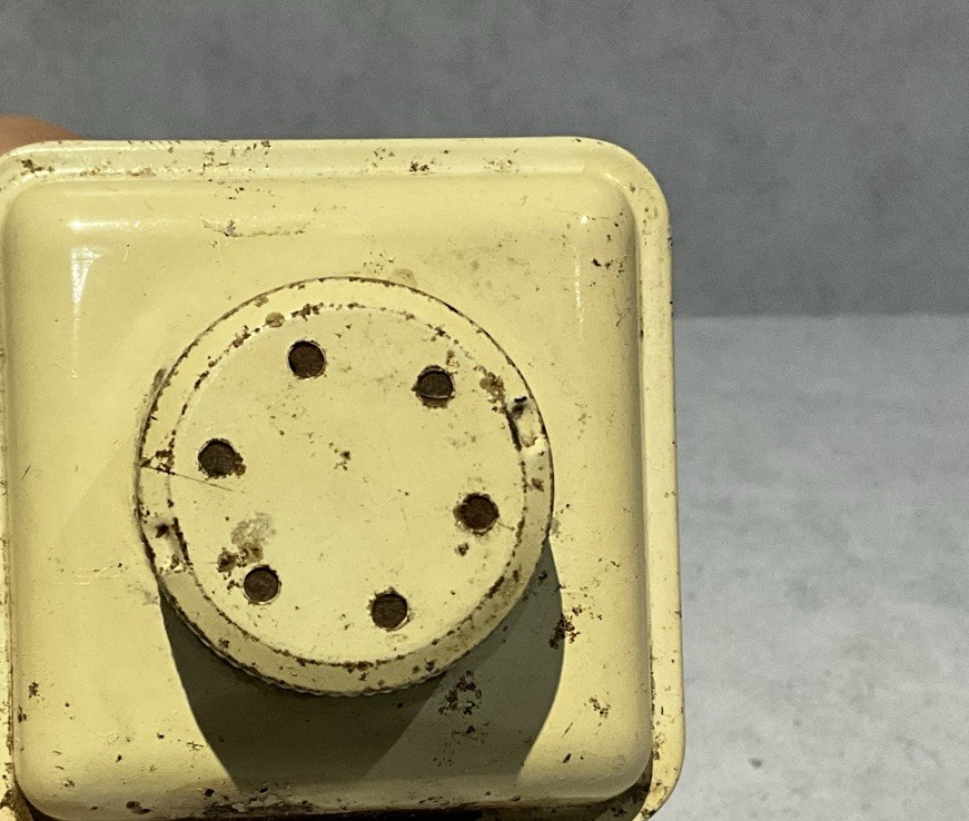 Vintage Mennen Baby Powder Full Advertising Tin