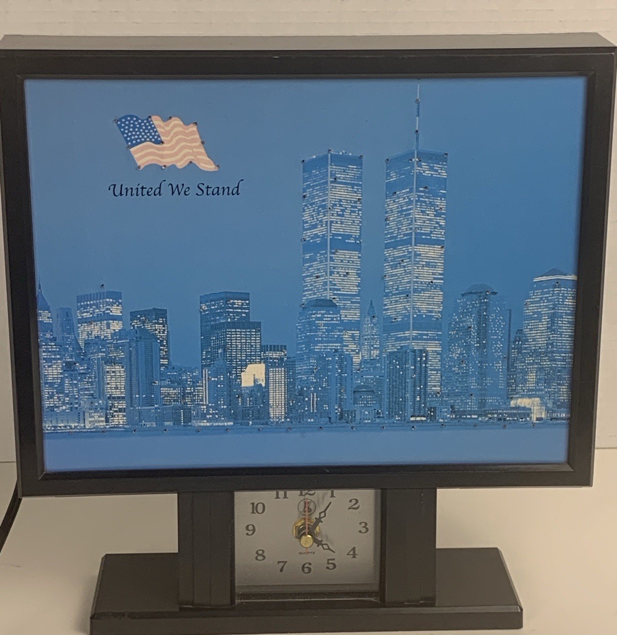 New York Twin Towers Midtown Color Changing Lighted Landscape *READ*