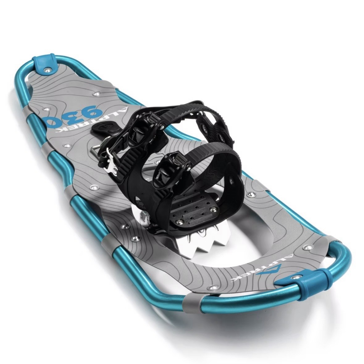 Alptrek 930 HD Snowshoes Kit – 7075 Aluminum Frame, Poles & Carry Bag