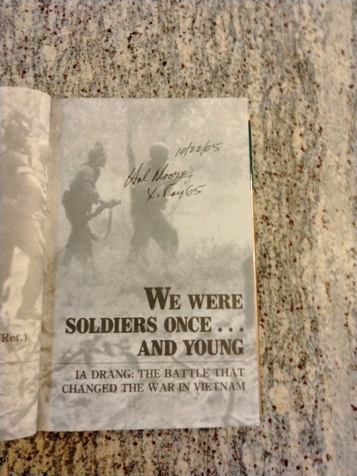 General Hal Moore Army We Were Soldiers Once And Young Vietnam Signed Ia Drang