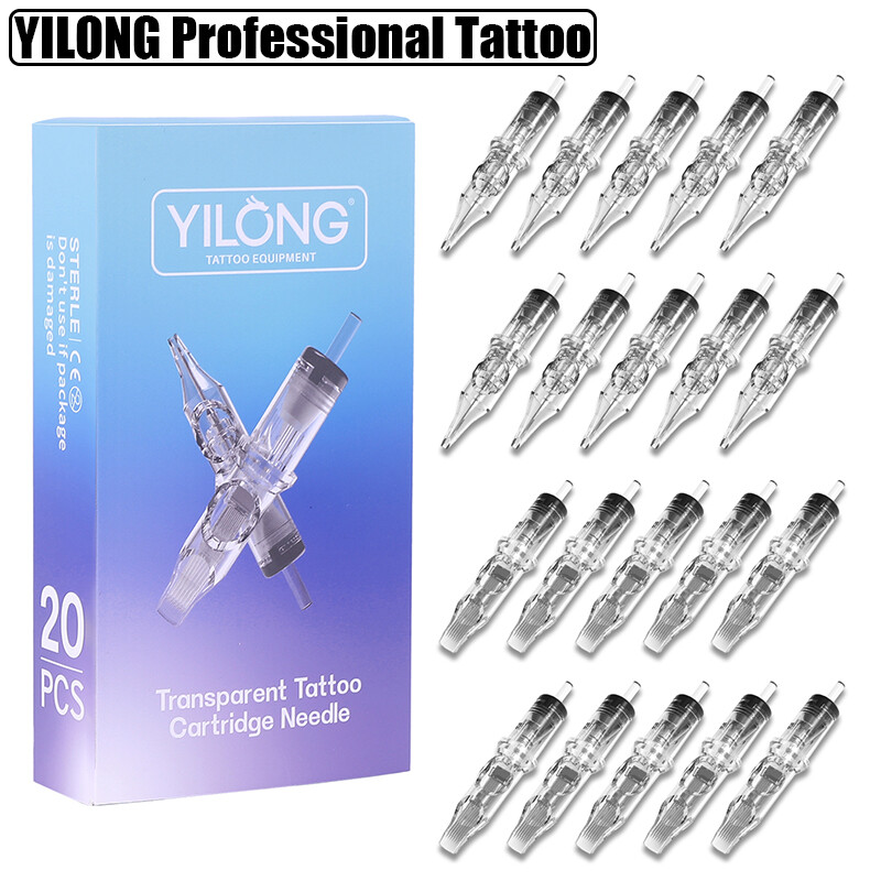 20-50Pcs Mixed Professional Sterile Tattoo Needle Cartridges Size RL RS RM M1