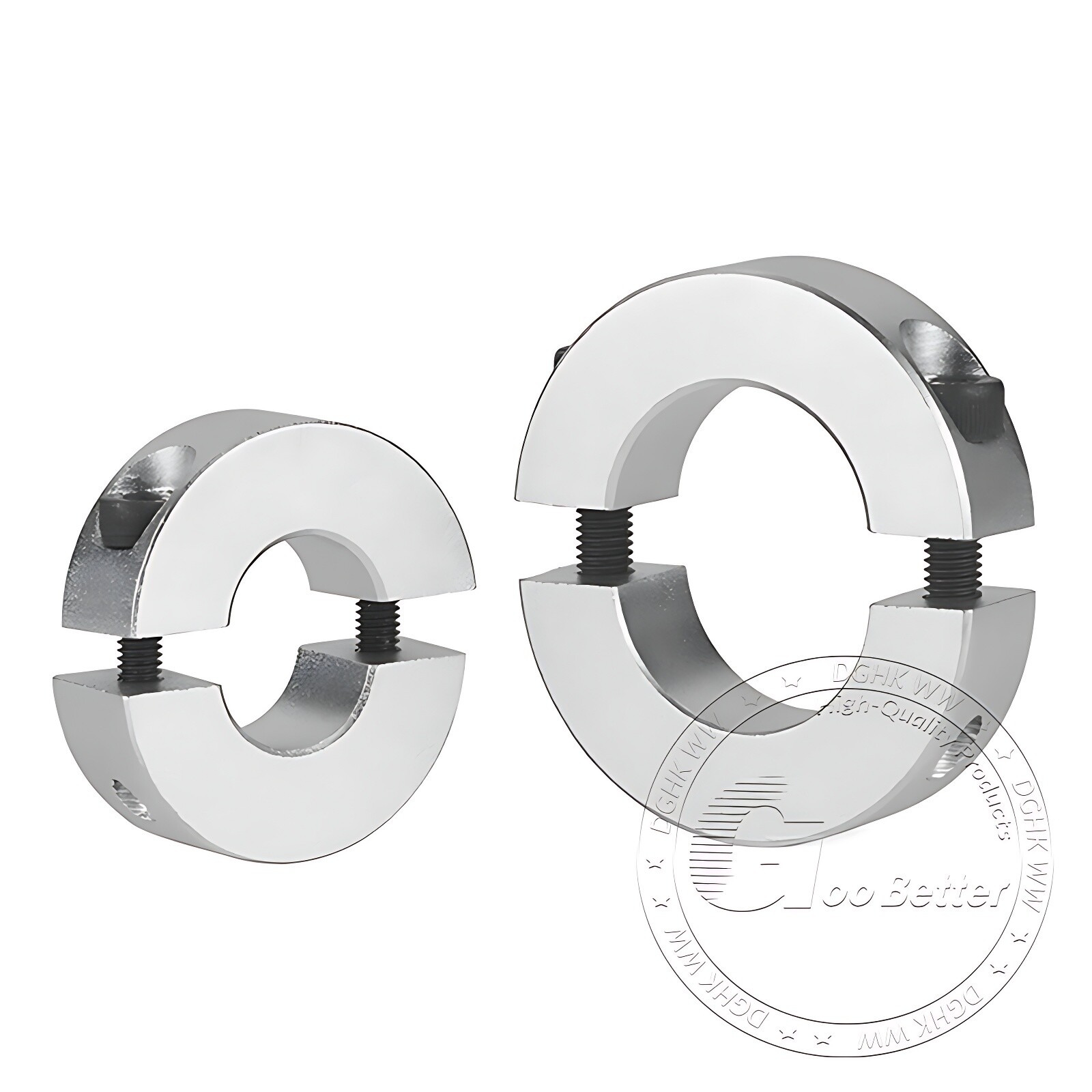 Shaft Collar Double Split Steel Metric Clamp Collars Aluminum Alloy 3mm-100mm
