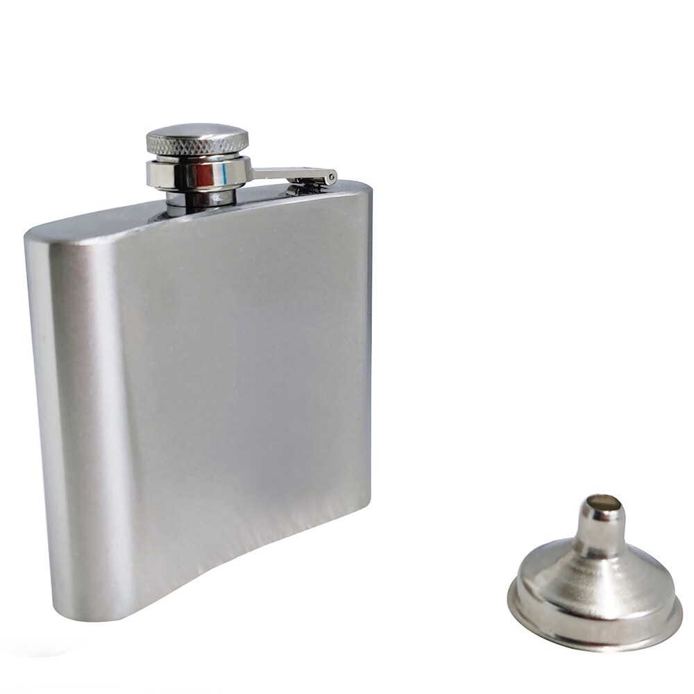 5oz Pocket Flask with Portable Funnel Portable Alcohol Wine Bottle Stainless
