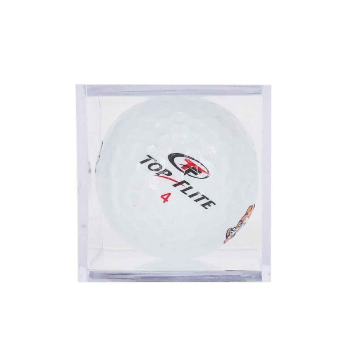 Golf Ball Display Plastic Clear Case Cube Square Stackable Holder Autograph BCW