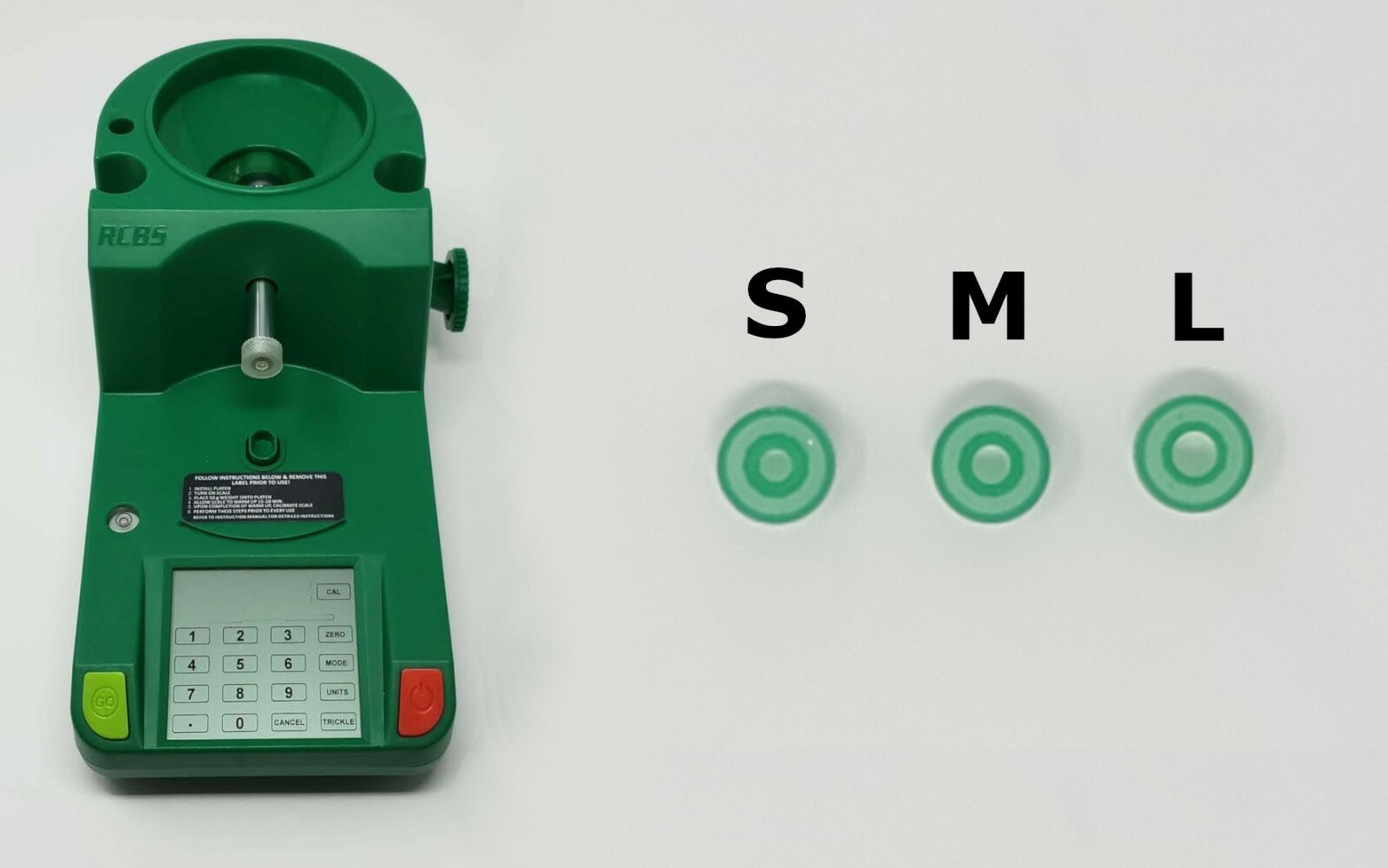 RCBS Powder Chargemaster Link/Supreme Nozzle Set of 3 Pieces S-M-L Reload