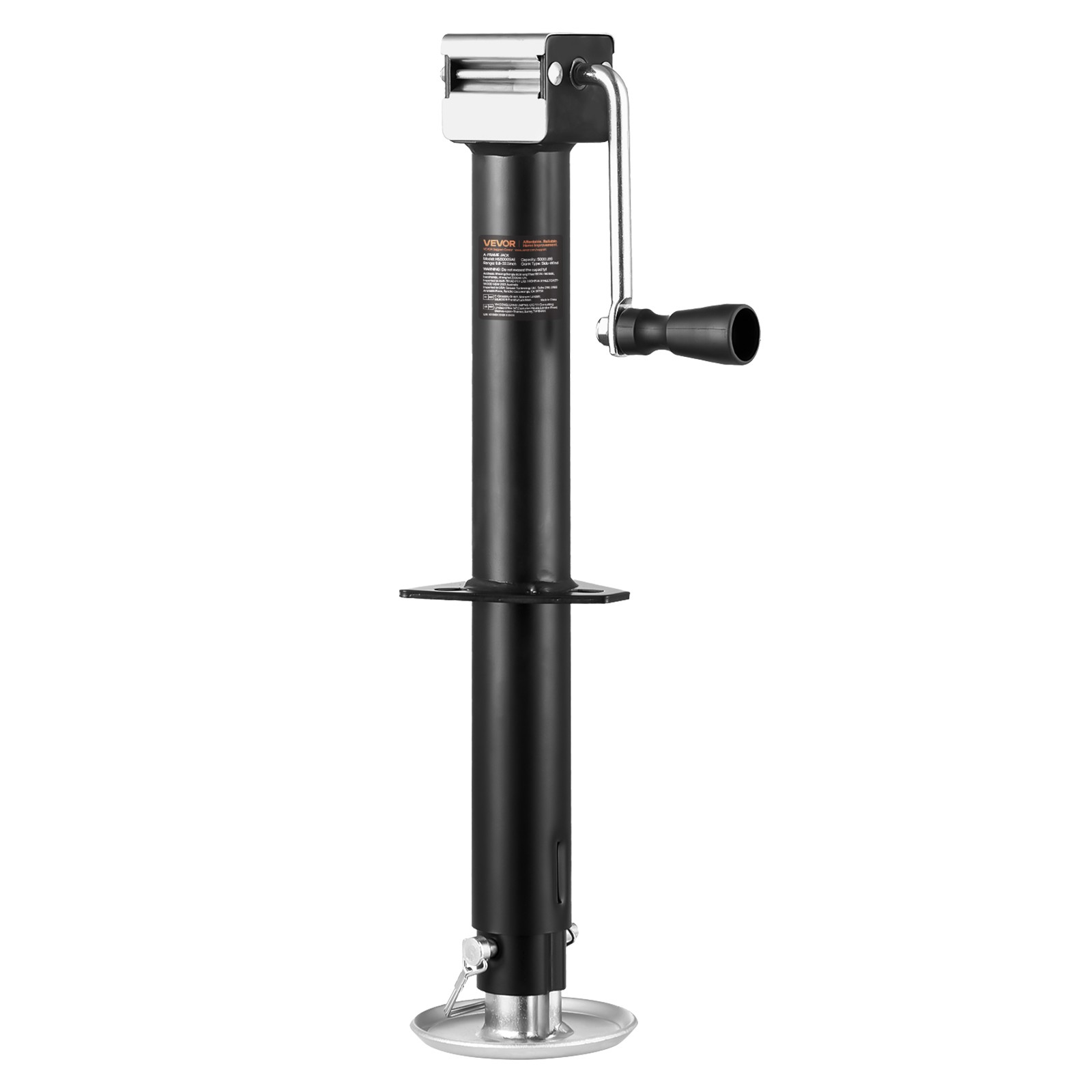 VEVOR A-Frame Trailer Jack 5000 lb Bolt-On Tongue Jack, New