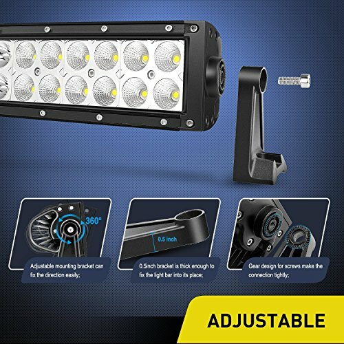 LED Light Bar 22 in 32 in 42 in 50 in Curved Truck Lamps Off Road for Jeep VS 52