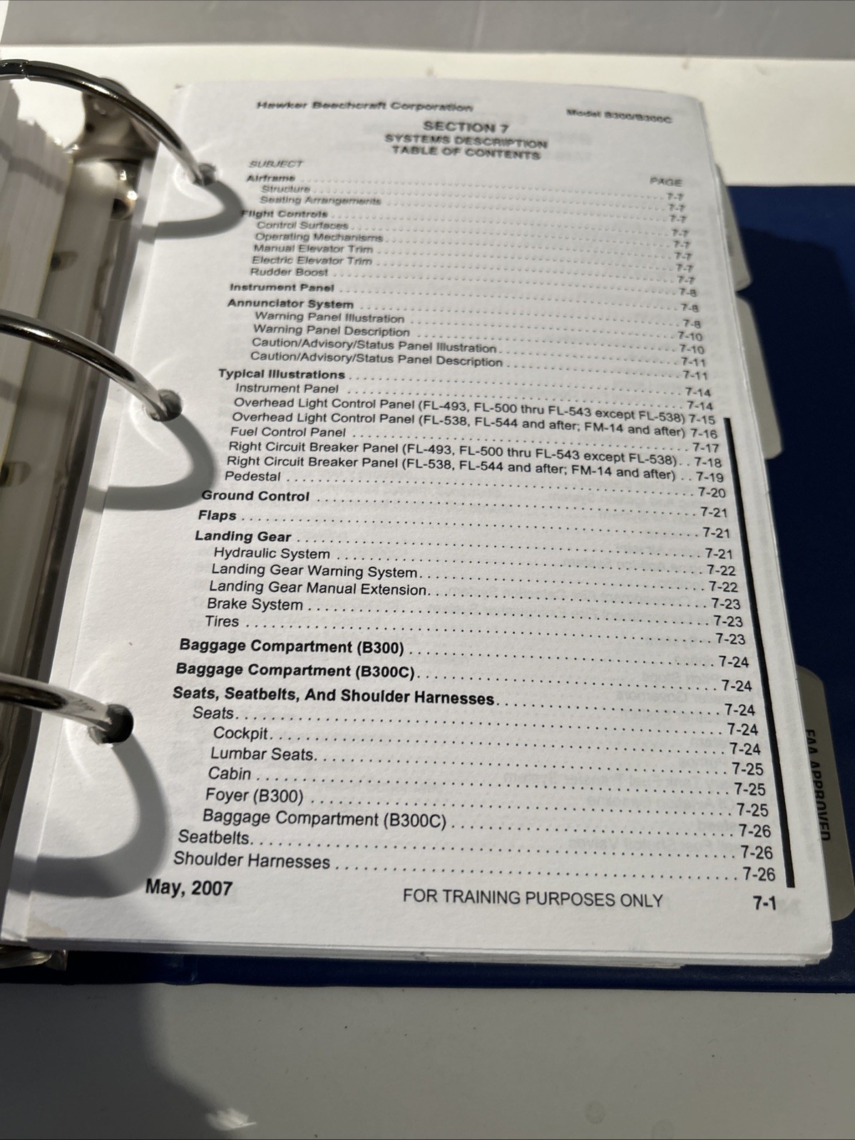 Flight Safety International Pilot Manual Super King Air 350 350C Updates to 2009