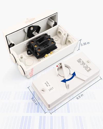 Universal Disconnect Switch 2 Phase 63A 440VAC, Also for 60 Amp 2 P/63 A