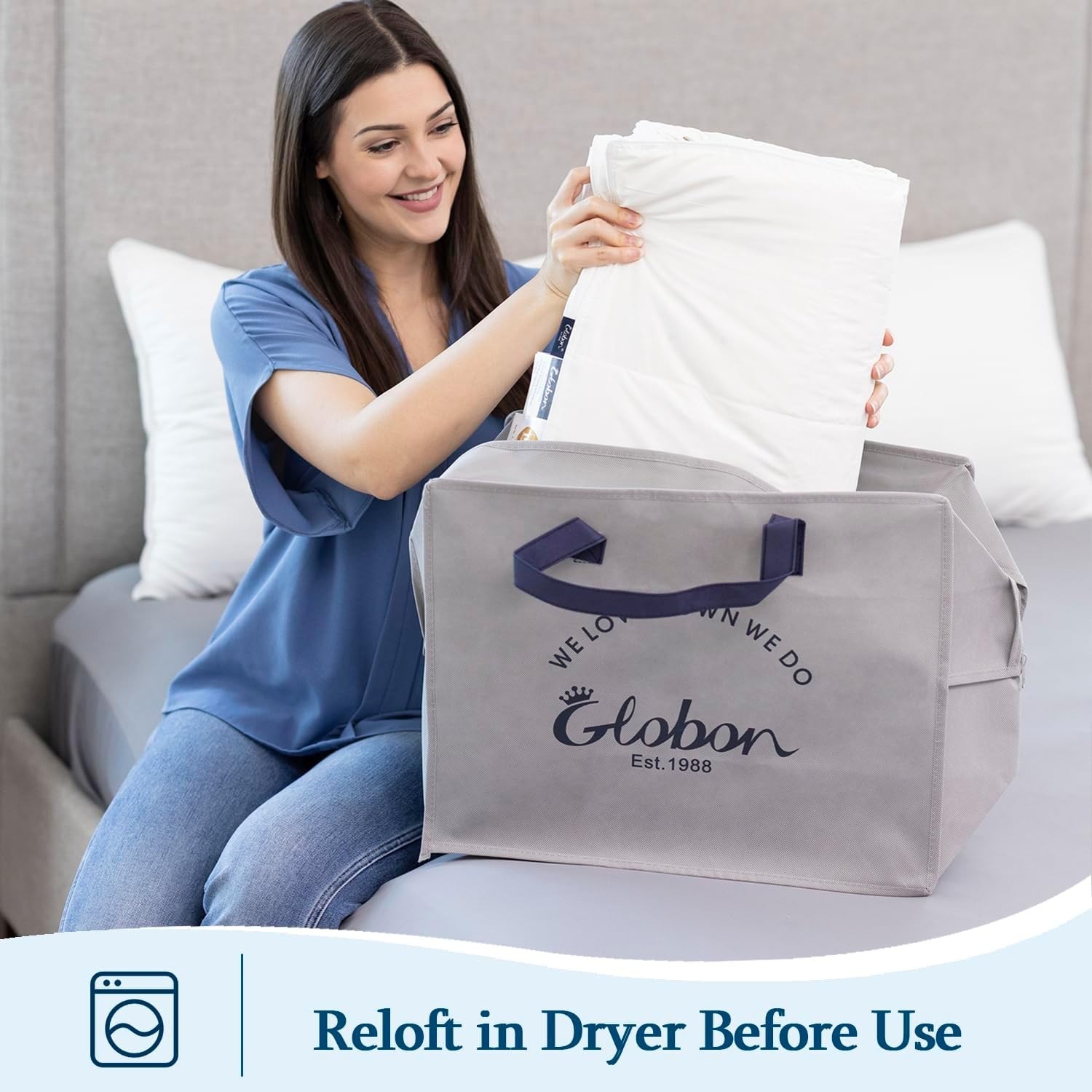 Down Comforter King Size Lightweight Cool Summer Duvet Insert 106x90 inches