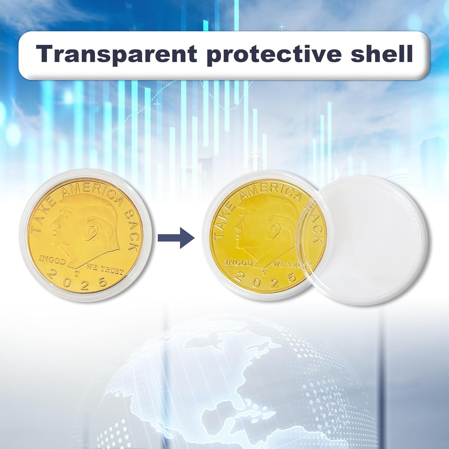 2026 President Donald Trump Commemorative Metal Coin New