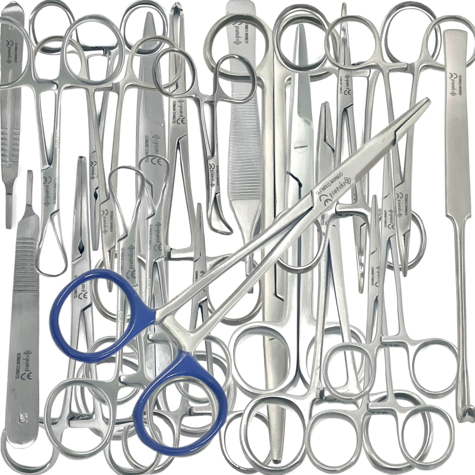 PREMIUM GERMAN 82 PCS GENERAL SURGERY SPAY PACK SURGICAL DENTAL INSTRUMENTS KIT