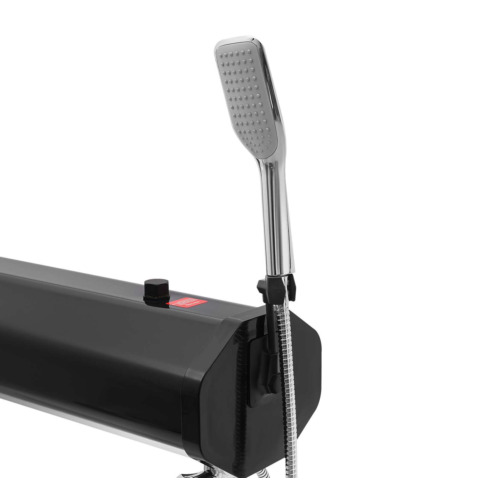 Black Pressurized 8Gallon Camping Shower Water Tank Storage For Off-Road Pick-up