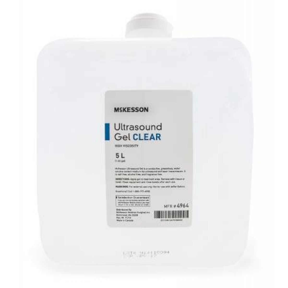 McKesson Ultrasound Gel 5 Liter Cubitainer, 1 Count