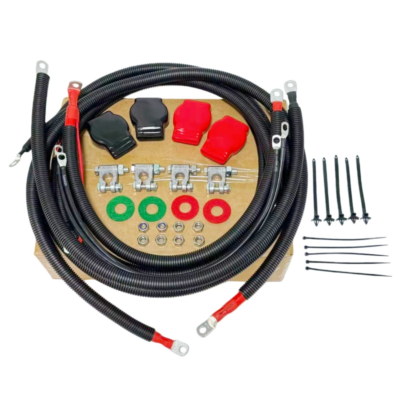 For 2003-2007 Cummins Dodge RAM Truck Gen 3 5.9L 24 Valve Battery Cable Wire Kit