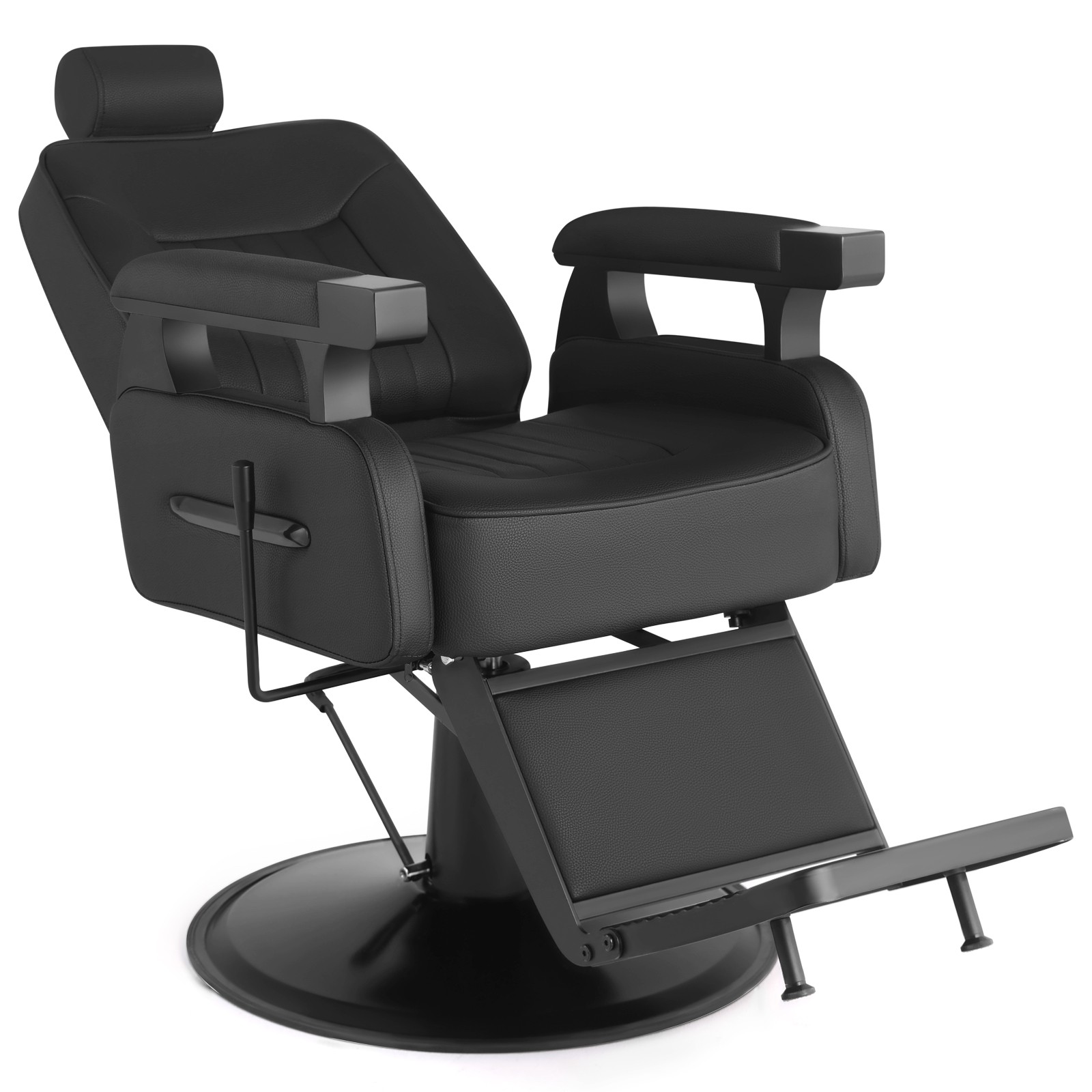 Vintage Black Recline All Purpose Barber Chair Hydraulic SalonSpa Beauty Stylist