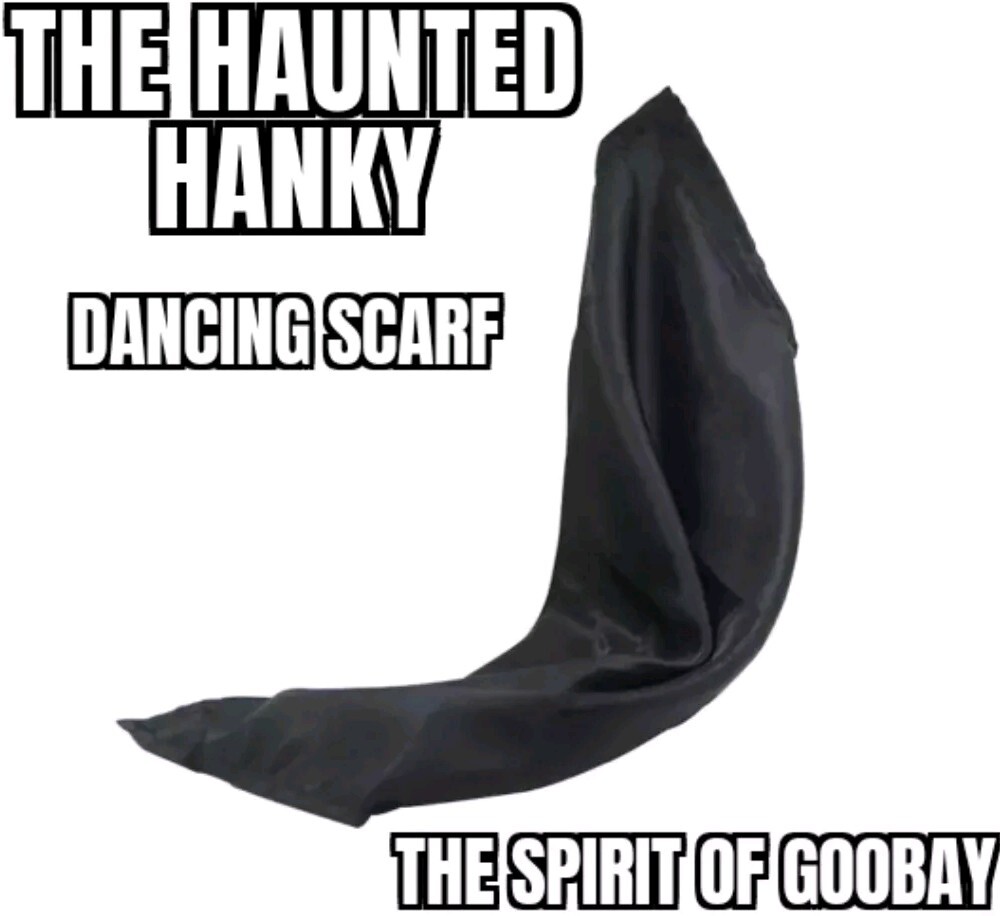 Magic Trick The Haunted Hanky Handkerchief Dancing Scarf Close Up Prop T7