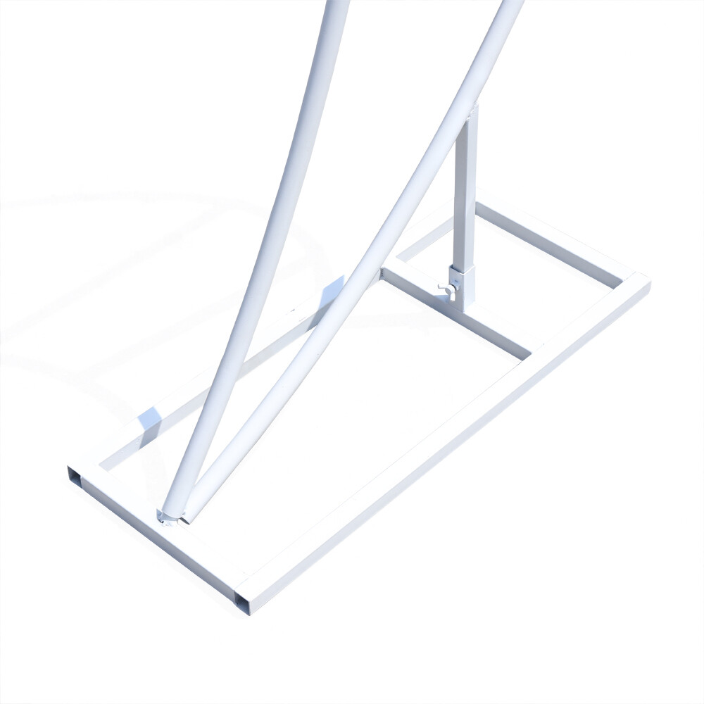 2 Piece Wedding Arch Crescent Moon Floral Stand Party Framework Stand Backdrop