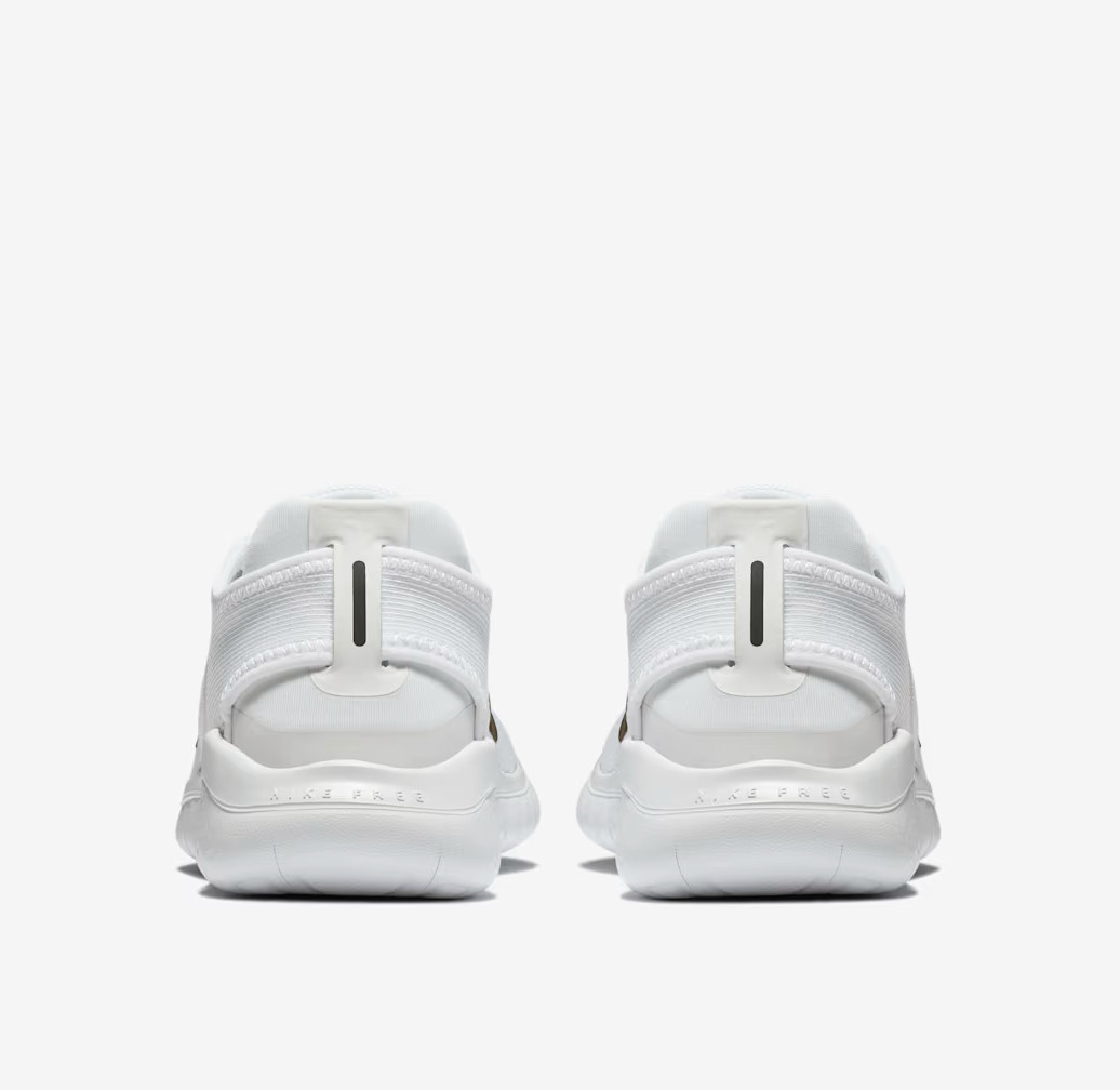 Nike Free Womens RN 2018 White Black Running Shoes 942837 100