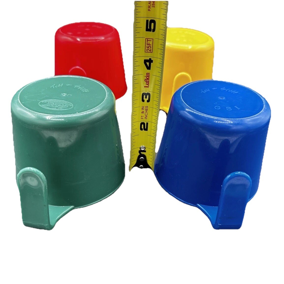 Vintage Mug Camping 4 lightweight Plastic 80's GSI Outdoors Tuff N Stuff