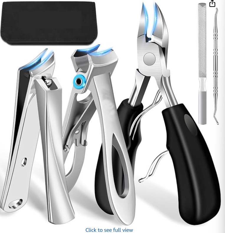 Stainless Professional Extra Large Toenail Clippers for Heavy Duty Toe Nail NEW