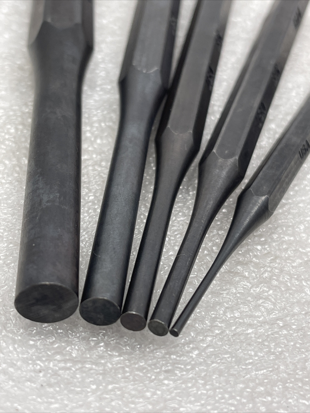 SK Hand Tools Straight Pin Punch Set, 5 Piece, 1/16, 1/8, 5/32, 1/4, 3/8 New USA