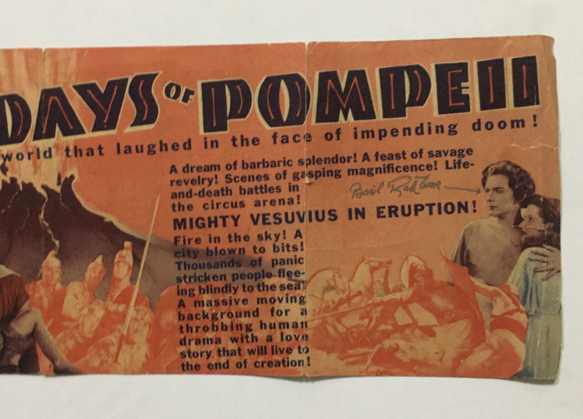 1935 Hollywood Movie Herald THE LAST DAYS OF POMPEII. Preston Foster, Basil Rath