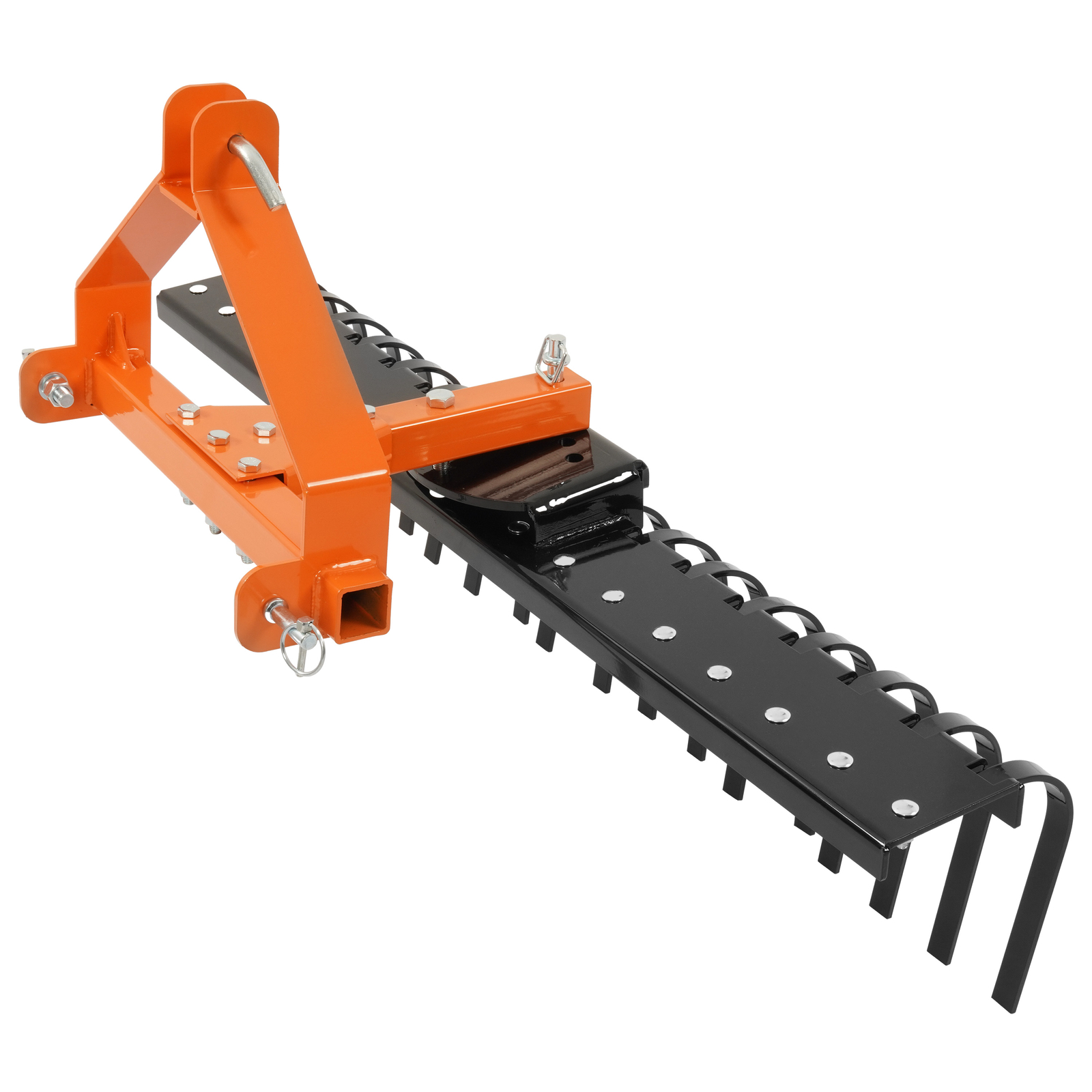 3-Point Landscape Rake 5 FT For Category-0 Tractor Hookup Landscaper Grass Comb