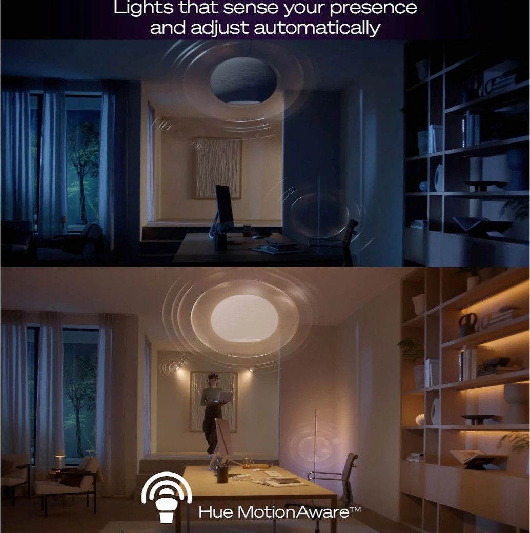 Philips Hue Bridge Pro Smart Home Hub Wi-Fi Ethernet MotionAware