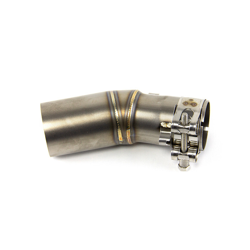 For CF-Moto 450SR 450SS 450NK All Years Black Muffler Tips Exhaust Mid Link Pipe