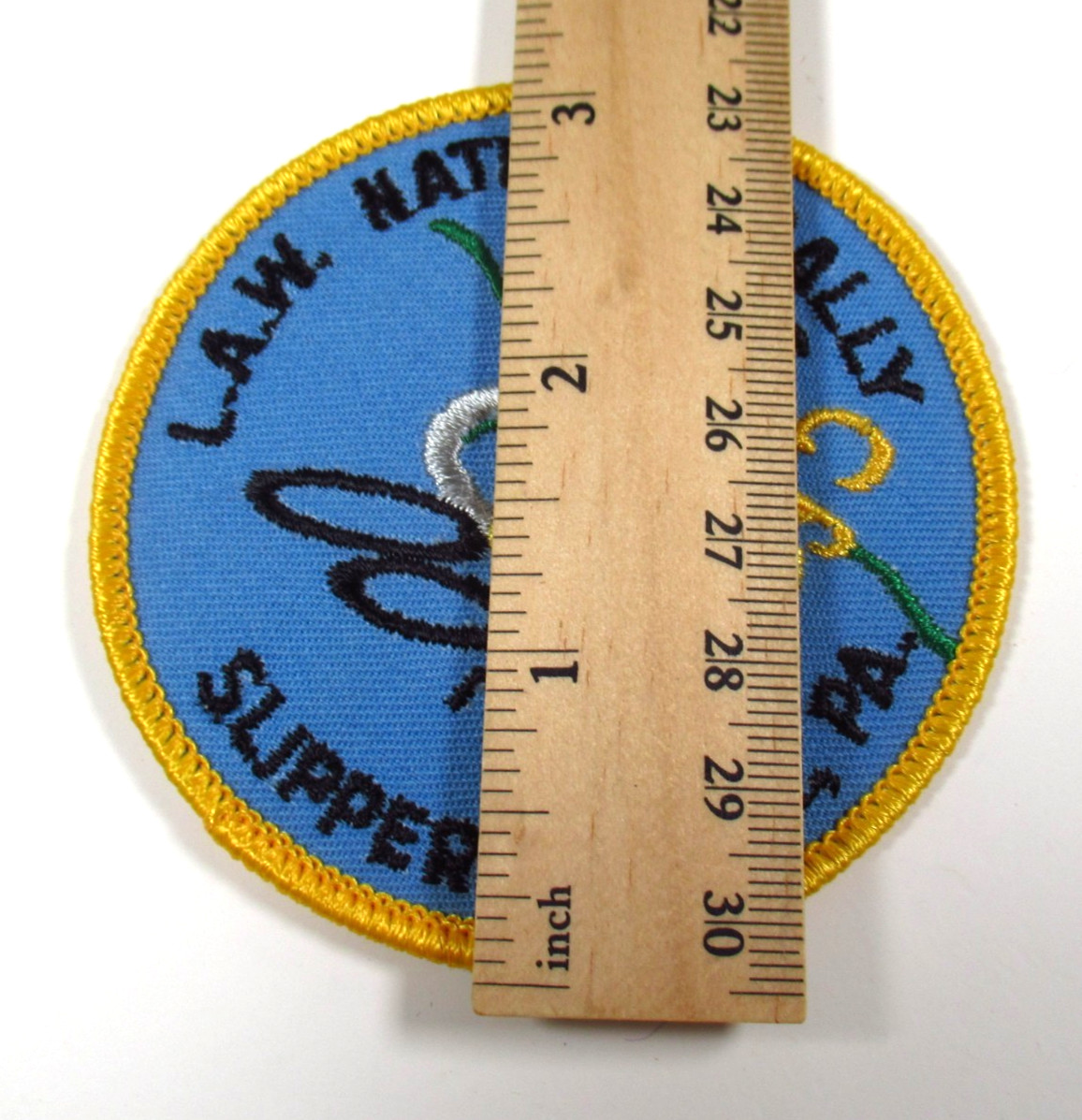 League of American Wheelmen 1990 National Rally Patch Slippery Rock PA