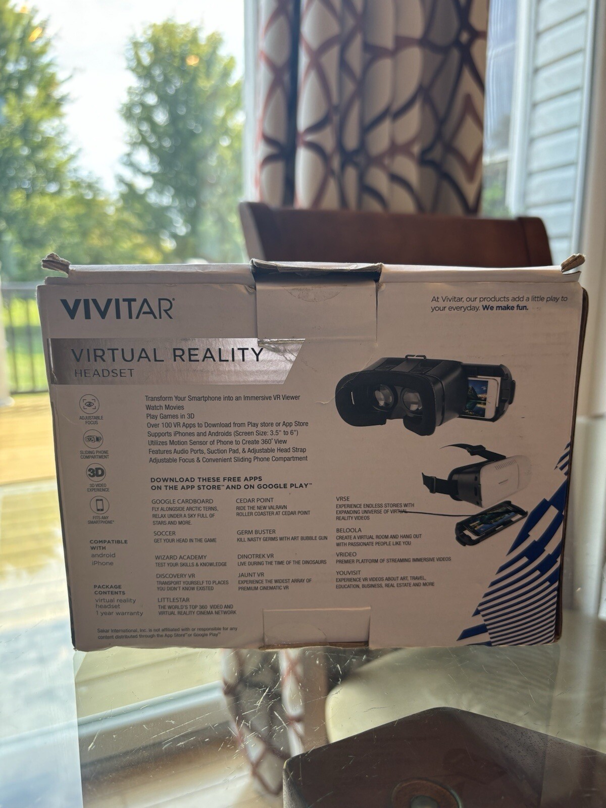 Visitation Virtual Reality Headset VR-180