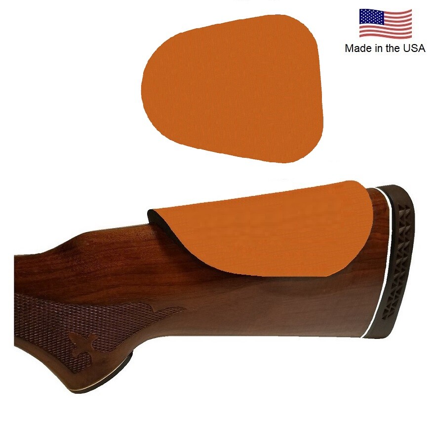 Cheek Pad for Rifle & Shotgun Stocks Cheek Riser Comb Riser LEATHER BUCKSKIN TAN