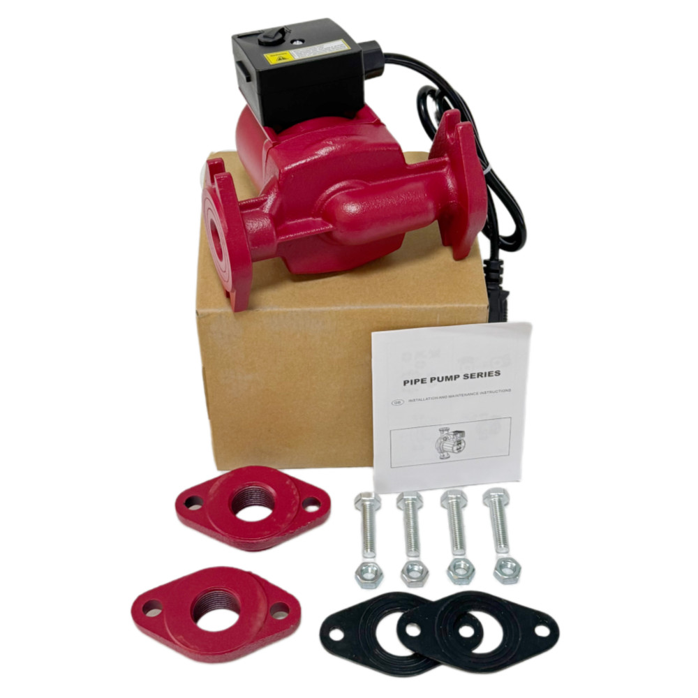 Cast Iron Circulator Pump 115V 1/3 HP Cast Iron For Grundfos 95906630 UPS26-150F