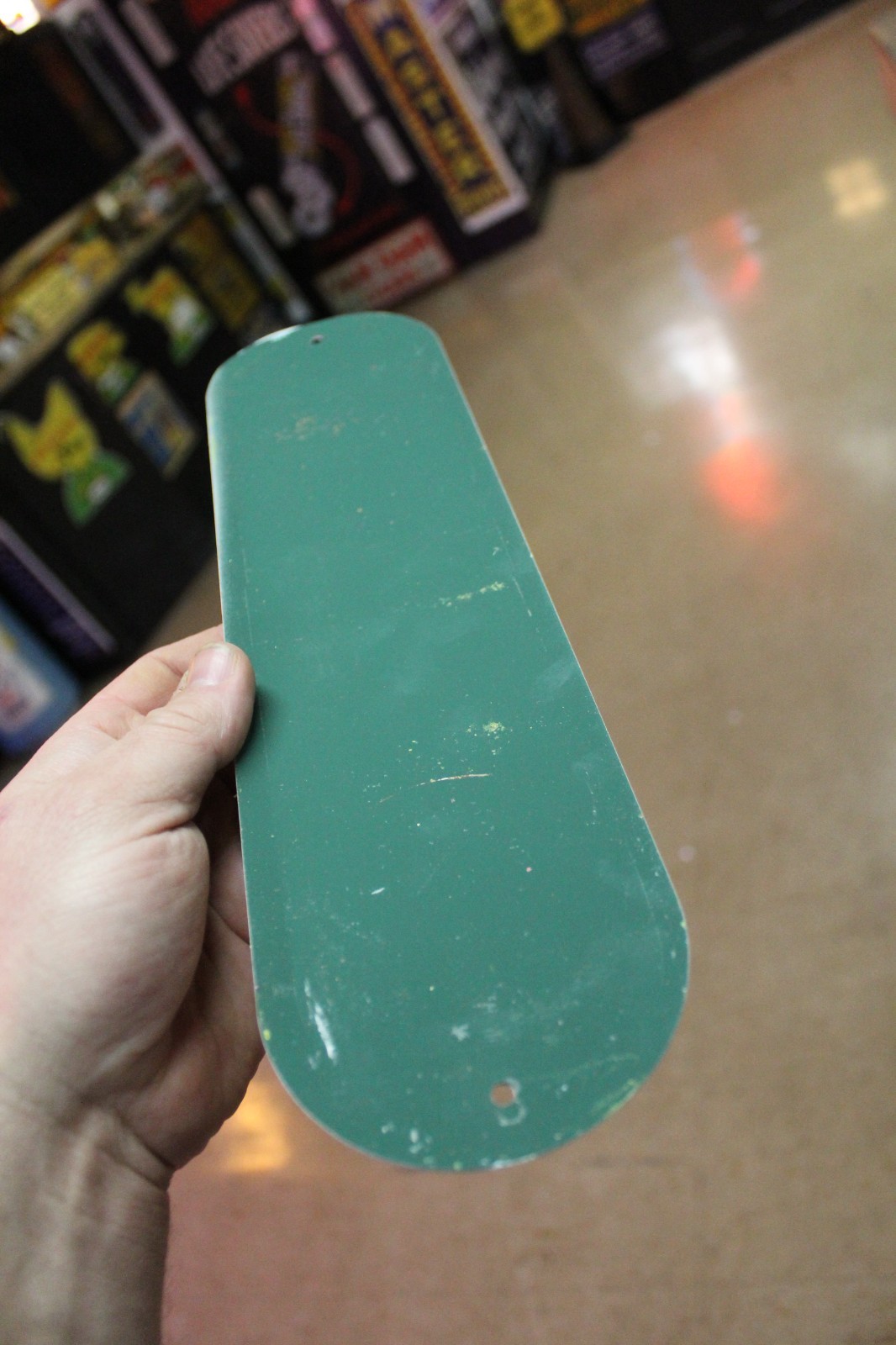 RARE 1950s PICK A PEPSI COLA STAMPED PAINTED METAL DOOR SIGN BOTTLE CAP DOUBLE