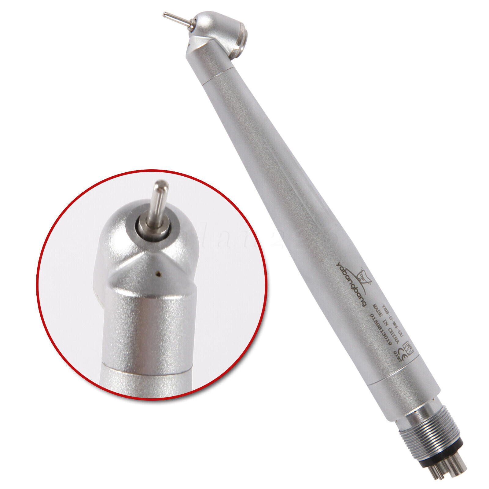 Yabangbang Dental 45 Degree Surgical High Speed Handpiece Push Button 4Hole WCA4