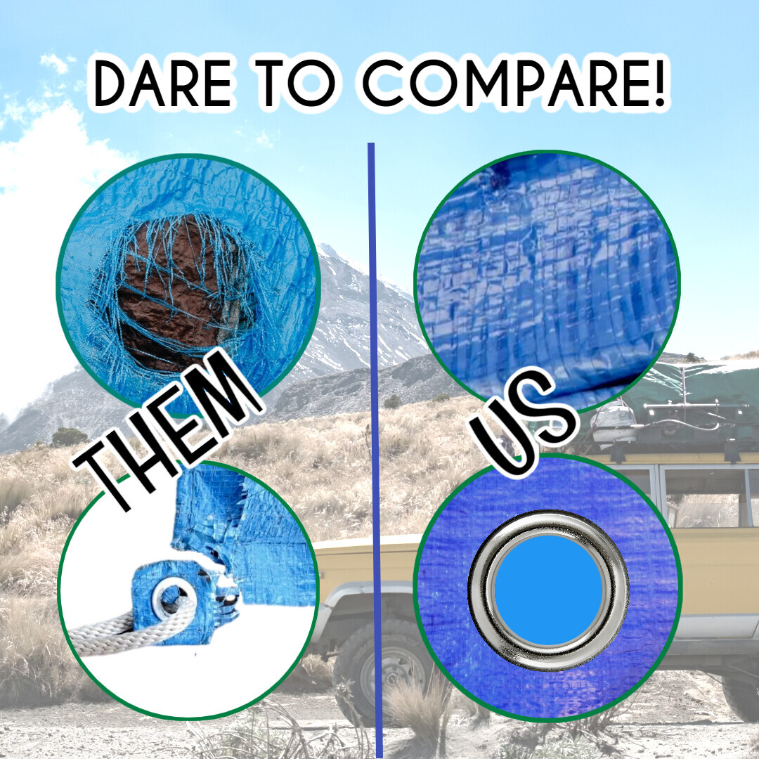 COMFITWEAR Super Heavy Duty Tarp Cover Reinforced Grommet Multi-Use Pool Cover